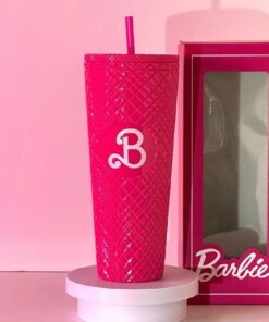 Barbie Collection Studded Tumbler with Straw